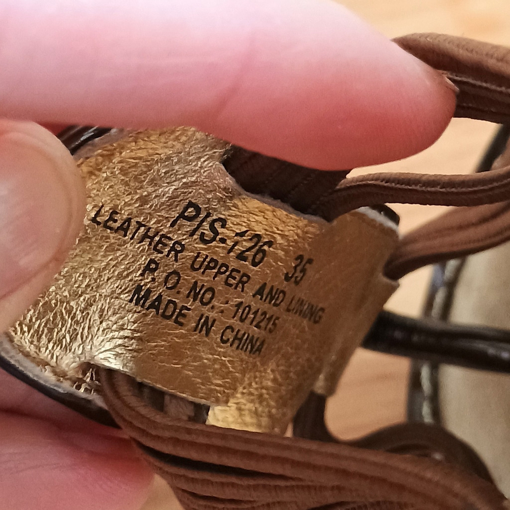 Alegria Sandals Womens 35 Bronze Leather Casual Slip On Pisa Sandal PIS-26 - Picture 9 of 9